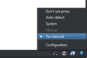 Tor network in BriskBard