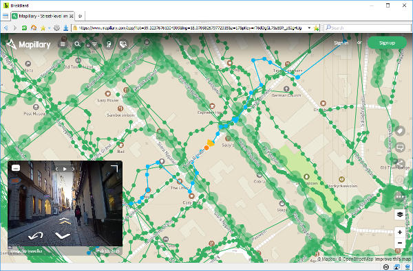 Mapillary en BriskBard