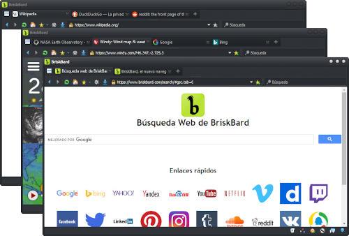 Navegador web BriskBard