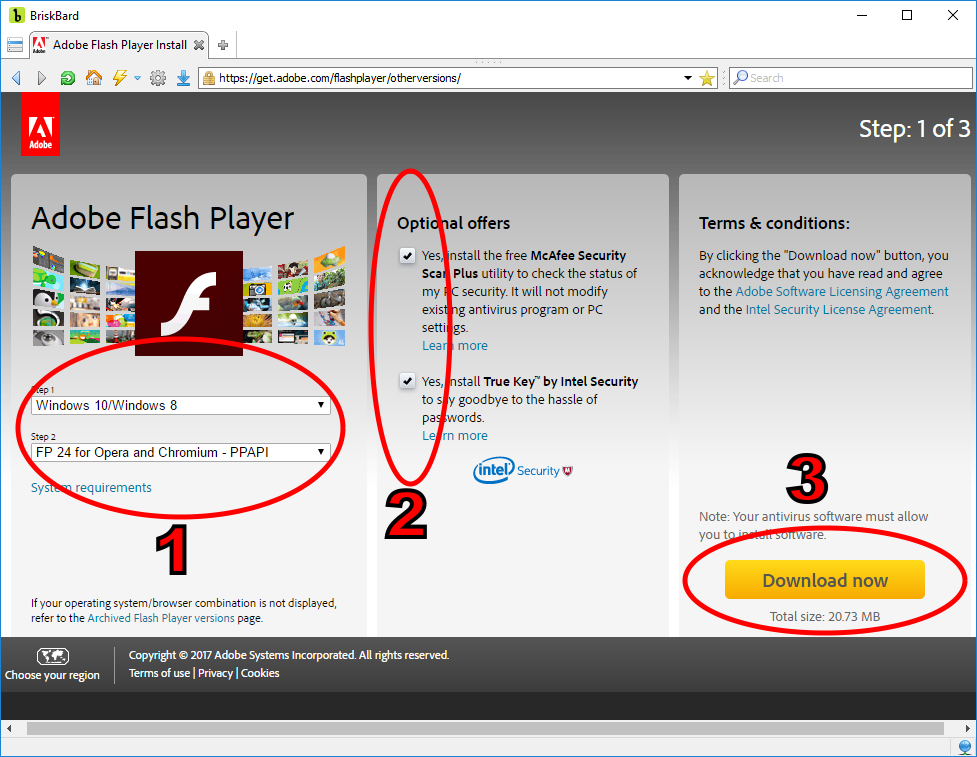 Download flash player terbaru