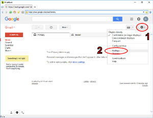 How do I configure my Gmail account in BriskBard?