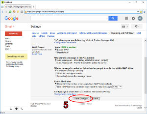 ¿Cómo puedo configurar mi cuenta de Gmail en BriskBard?