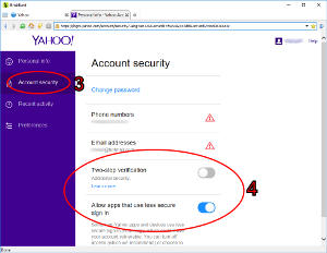 ¿Cómo puedo configurar mi cuenta de Yahoo en BriskBard?