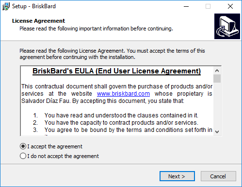 License agreement