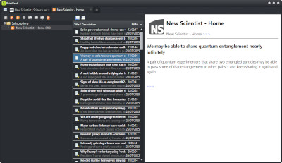 BriskBard news aggregator