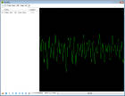 BriskBard's media player with wave visualization