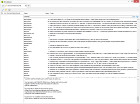 Channels list on a IRC server in BriskBard