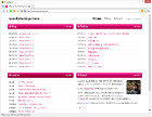 Navegador web de BriskBard en un sitio con contenido en japonés