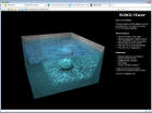 Navegador web de BriskBard con un ejemplo de WebGL